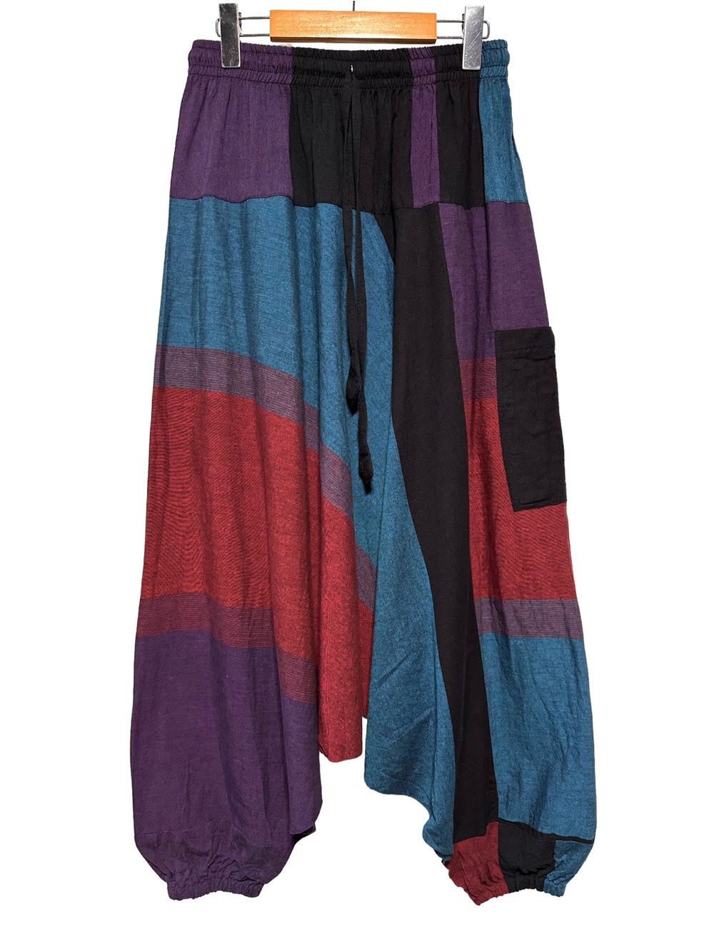 Nepal Cotton Patchwork Harem Pants Boho Festival Yoga